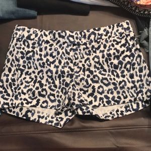 J. Crew stretch dress shorts animal print